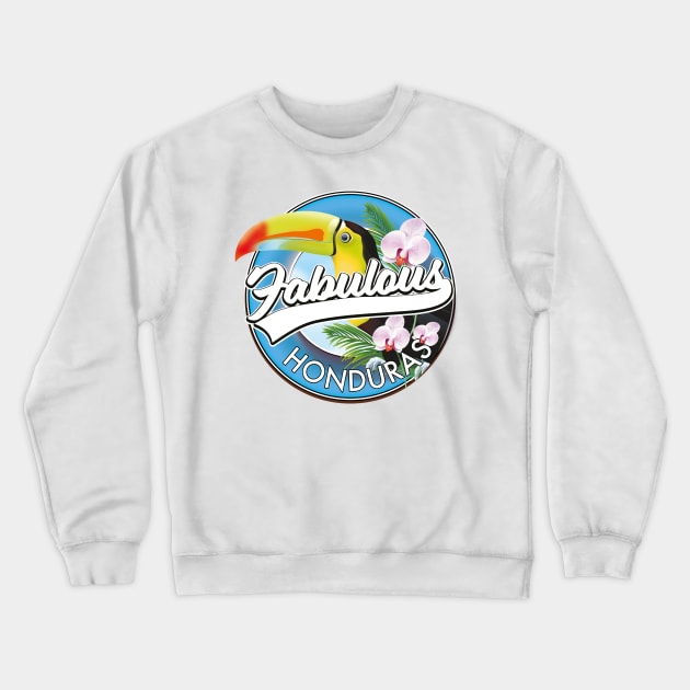 Fabulous Honduras Toucan Logo Crewneck Sweatshirt by nickemporium1